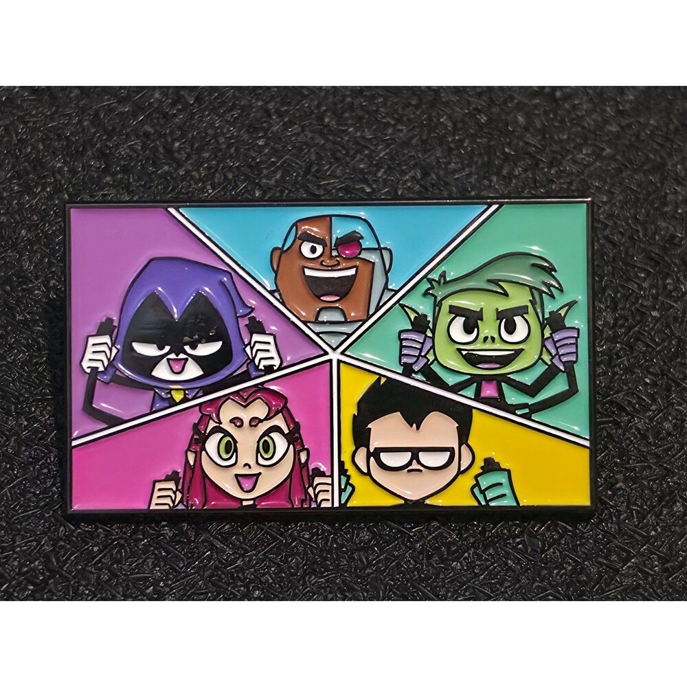 Teen Titans Large Heavy Enamel Pin